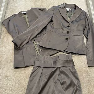 Three Piece Blazer and Skirt Set